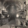 Bochov - kostel sv. Michaela Archanděla | dvoupatrová kruchta v interiér farního kostela v roce 1927