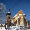 Kozlov - kostel Nanebevzetí Panny Marie | kostel od východu - leden 2010
