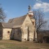 Kozlov - kostel Nanebevzetí Panny Marie | rekonstruovaný kostel od severozápadu - duben 2013
