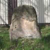 Žlutice - křížové kameny | prostřední kámen (0764) z červeného pískovce - duben 2012