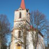Žalmanov - kostel Nanebevzetí Panny Marie | kostel Nanebevzetí Panny Marie v Žalmanově od jihozápadu - březen 2017