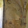 Žlutice - kostel sv. Petra a Pavla | nástěnná malba sv. Kryštofa na jižní stěně - červen 2014, zdroj: archiv NPÚ, ú.o.p. v Lokti