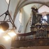Žlutice - kostel sv. Petra a Pavla | pozdně barokní varhany z let 1774-1775 od Franze Prokopa Nolliho na kruchtě kostela - září 2015