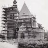 Žlutice - kostel sv. Petra a Pavla | rekonstrukce vstupního západního průčelí kostela v roce 1983