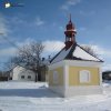 Semtěš - kaple | závěr obecní kaple na návsi v Semtěši od severozápadu - leden 2010