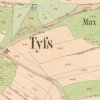 Tis u Luk (Tiess) | Tis u Luk na otisku mapy stabilního katastru vsi z roku 1841