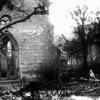 Tuhnice - kaple Nanebevzetí Panny Marie | pobořená kaple po náletu na dolní nádraží v roce 1945