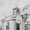 Bohatice - kaple Panny Marie 1 | obecní kaple Panny Marie v Bohaticích na perokresbě od H. Grumbacha z roku 1928