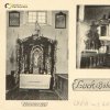 Luka - kostel sv. Vavřince | interiiér farního kostela sv. Vavřince v Lukách na historické pohlednici z roku 1919