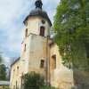 Luka - kostel sv. Vavřince | věž kostela sv. Vavřince - květen 2017
