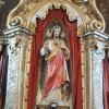 Luka - kostel sv. Vavřince | soška Srdce Ježíšova na hlavním oltář - květen 2021