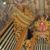Luka - kostel sv. Vavřince | pozdně barokní varhany na kruchtě kostela sv. Vavřince v Lukách - květen 2021