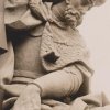 Žlutice - sloup se sousoším Nejsvětější Trojice | detail sochy sv. Václava z roku 1935; zdroj: archiv Muzea Karlovy 