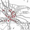 Mlýnská (Mühldorf) | katastrální mapa obce Mlýnská z roku 1945