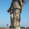 Štědrá - socha sv. Františka Xaverského | vrcholová figurální plastika světce - březen 2016