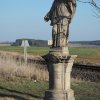 Štědrá - socha sv. Františka Xaverského | renovovaná socha sv. Františka Xaverského - březen 2016