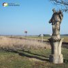 Štědrá - socha sv. Františka Xaverského | pozdně barokní socha sv. Františka Xaverského u Štědré po celkové rekonstrukci - březen 2016