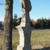 Štědrá - socha sv. Františka Xaverského | zadní strana sochy sv. Františka Xaverského - březen 2016