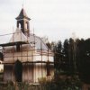 Mírová - kaple | kaple v průběhu oprav v roce 1996