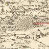 Lučiny (Hartmannsgrün) | ves Lučiny (Hartmannsgrün) na výřezu Müllerovy mapy Čech z roku 1720