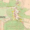 Javorná (Ohorn) | Javorná na otisku mapy stabilního katastru vsi z roku 1842