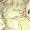 Javorná - boží muka | boží muka při cestě do Bražce na mapě 2. vojenského františkovo mapování z roku 1847