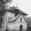 Odeř - kaple | kaple u budovy školy v Odeři v roce 1963