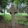 Boží Dar - kamenný kříž | zadní strana kamenného kříže - červen 2009