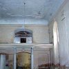 Komárov - kostel sv. Vavřince | zdevastovaný interiér kostela sv. Vavřince - srpen 2002