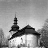 Komárov - kostel sv. Vavřince | kostel sv. Vavřince počátkem 90. let 20. století