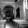 Komárov - kostel sv. Vavřince | interiér kostela sv. Vavřince na počátku 90. let 20. století