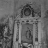 Komárov - kostel sv. Vavřince | boční oltář sv. Floriána před rokem 1993