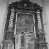 Komárov - kostel sv. Vavřince | oltář sv. Antonína Paduánského před rokem 1993