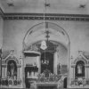Kobylé - kostel Povýšení sv. Kříže | interiér kostela v době kolem roku 1929
