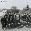 Těšetice - kaple Narození Páně | svěcení motorové stříčky sboru dobrovolných hasičů u kaple v Těšeticích v roce 1929