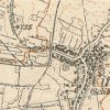 Činov - kaple | kaple při cestě do Dlouhé na mapě topografické sekce 3. vojenského mapování ze 30. let 20. století