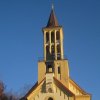 Dalovice - kostel Panny Marie Utěšitelky | vstupní průčelí kostela - březen 2013