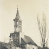 Dalovice - kostel Panny Marie Utěšitelky | kostel Panny Marie Utěšitelky v Dalovicích na fotografii z doby před rokem 1945