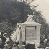 Doubí - pomník obětem 1. světové války | slavnostní odhalení pomníku obětem 1. světové války v Doubí v neděli 8. června 1930