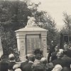 Doubí - pomník obětem 1. světové války | slavnostní odhalení pomníku obětem 1. světové války v Doubí v neděli 8. června 1930