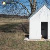 Jesínky - kaple | vstupní průčelí opravené kaple na hrázi rybníka severovýchodně od vsi Jesínky - březen 2017