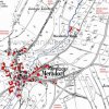 Martinov (Merzdorf) | katastrální mapa vsi Martinov patrně z roku 1945