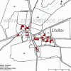 Litoltov (Liesen)  | katastrální mapa vsi Litoltov z roku 1945