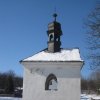 Jeřeň - kaple | východní stěna obecní kaple - únor 2011