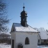 Jeřeň - kaple | obecní kaple od severozápadu - únor 2011