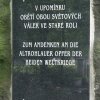 Stará Role - pomník obětem 1. světové války | novodobá nápisová deska pomníku - červenec 2017