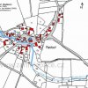Ratiboř (Rodbern)  | katastrální mapa vsi Ratoboř z roku 1945