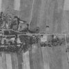 Sedlec (Zettlitz) | letecký pohled na ves Sedlec z roku 1952
