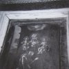 Luka - kaple sv. Anny | obraz sv. Anny Samotřetí z bočního oltáře na snímku z počátku 90. let 20. století