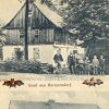 Heřmanov (Hermersdorf) | hostinec a škola v Heřmanově na pohlednici z doby před rokem 1945